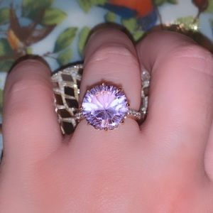 Rose Gold 14k Pink Amethyst